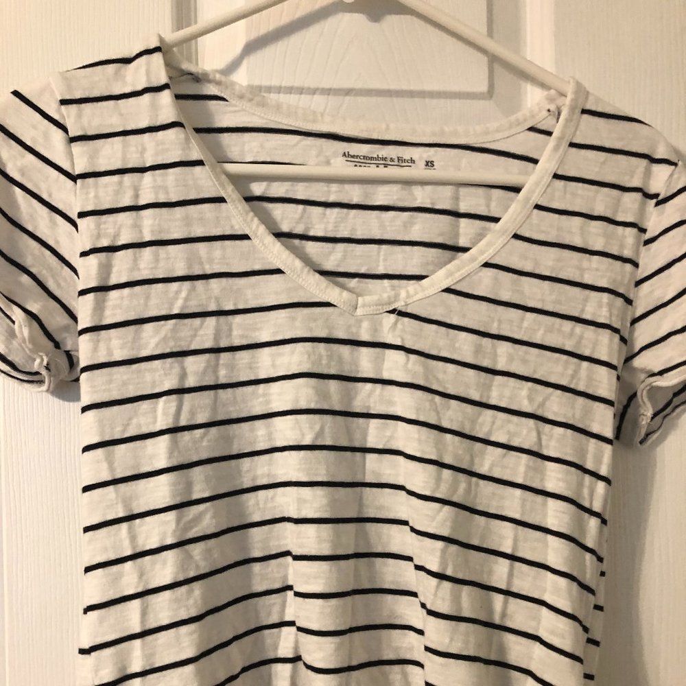 Striped basic tee